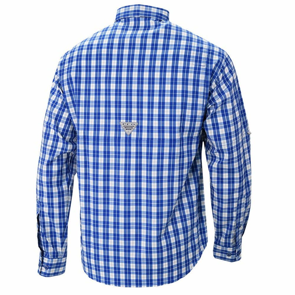 Columbia Philadelphia 76ers Super Tamiami Omni-Shade Long Sleeve Button-Down Shirt
