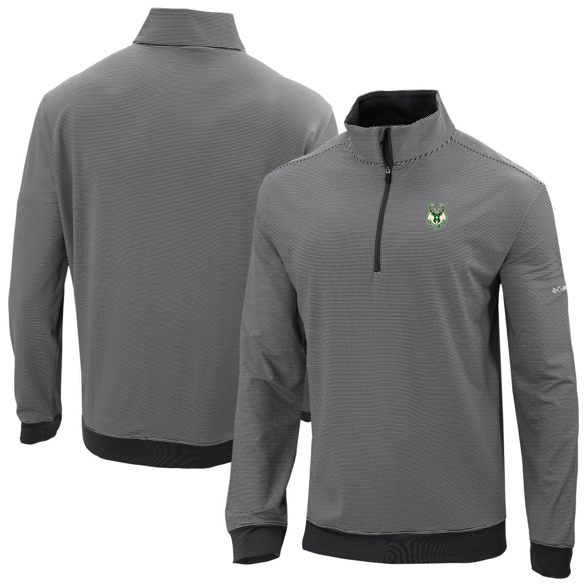 Columbia Milwaukee Bucks Omni-Wick Even Lie Quarter-Zip Top