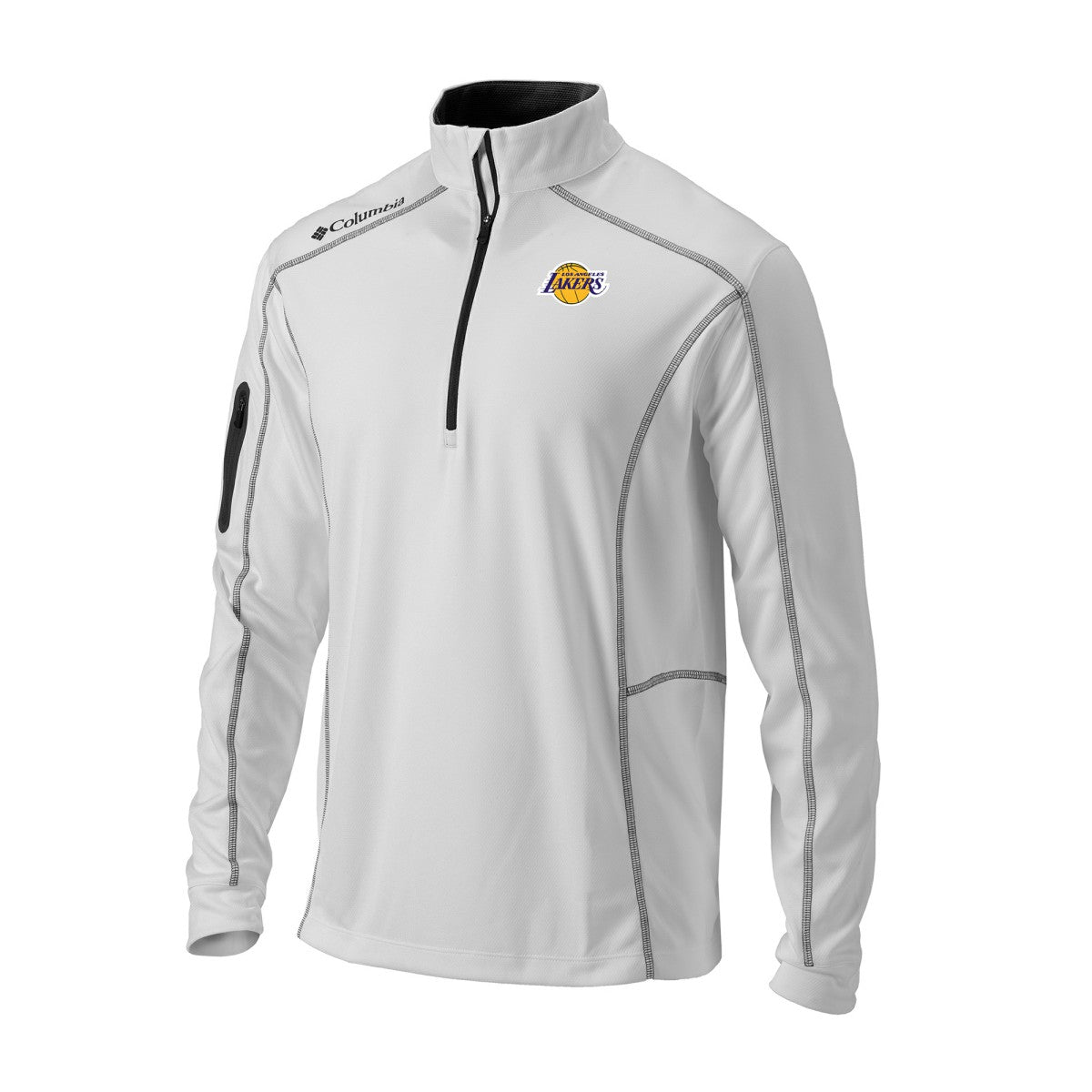 Columbia Los Angeles Lakers Omni-Wick Shotgun Quarter-Zip Jacket