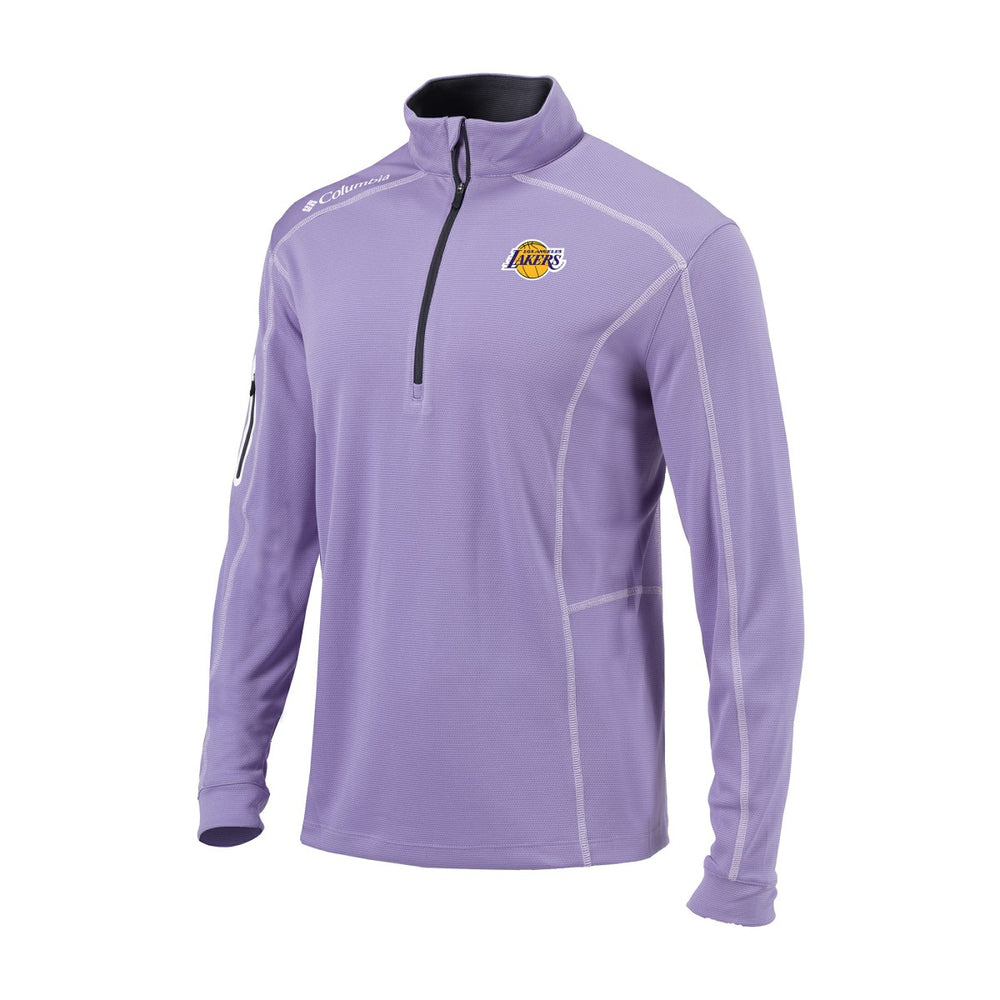 Columbia Los Angeles Lakers Omni-Wick Shotgun Quarter-Zip Jacket