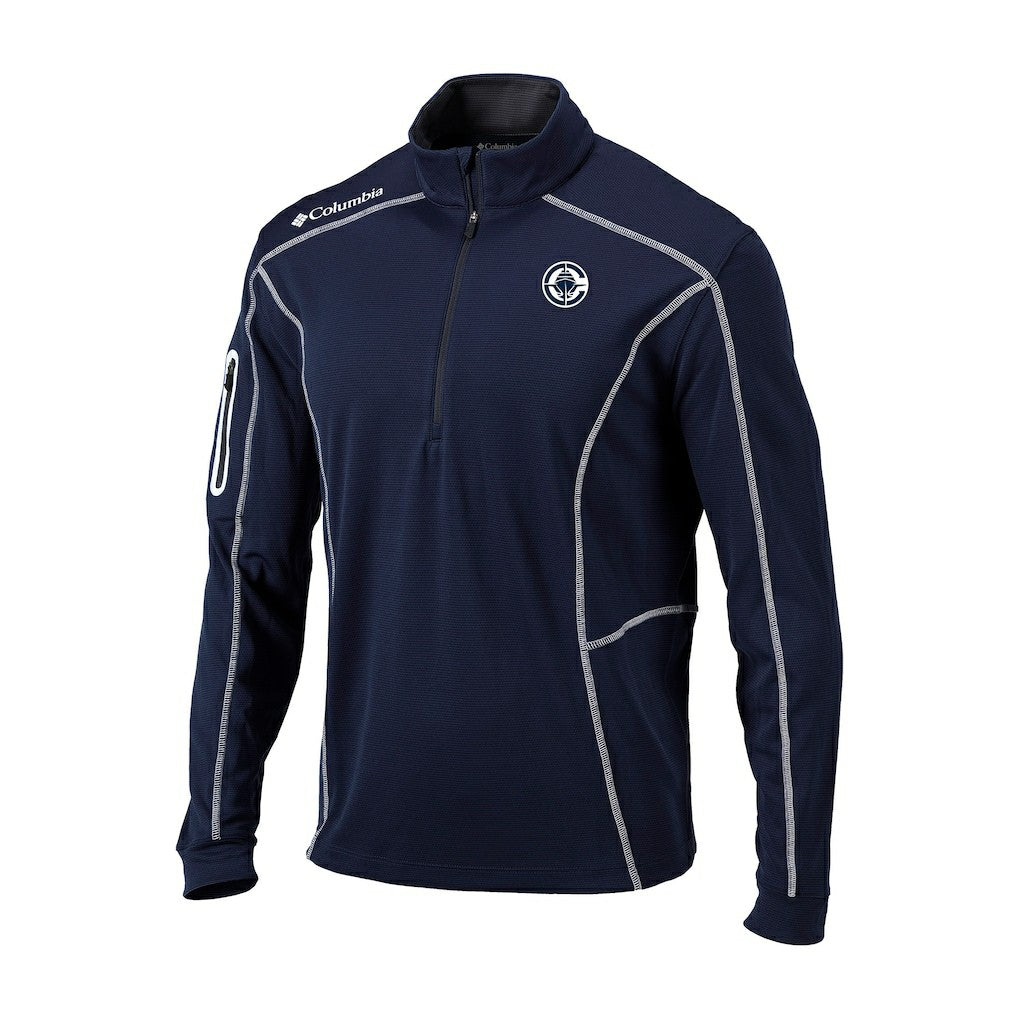 Columbia LA Clippers Omni-Wick Shotgun Quarter-Zip Jacket