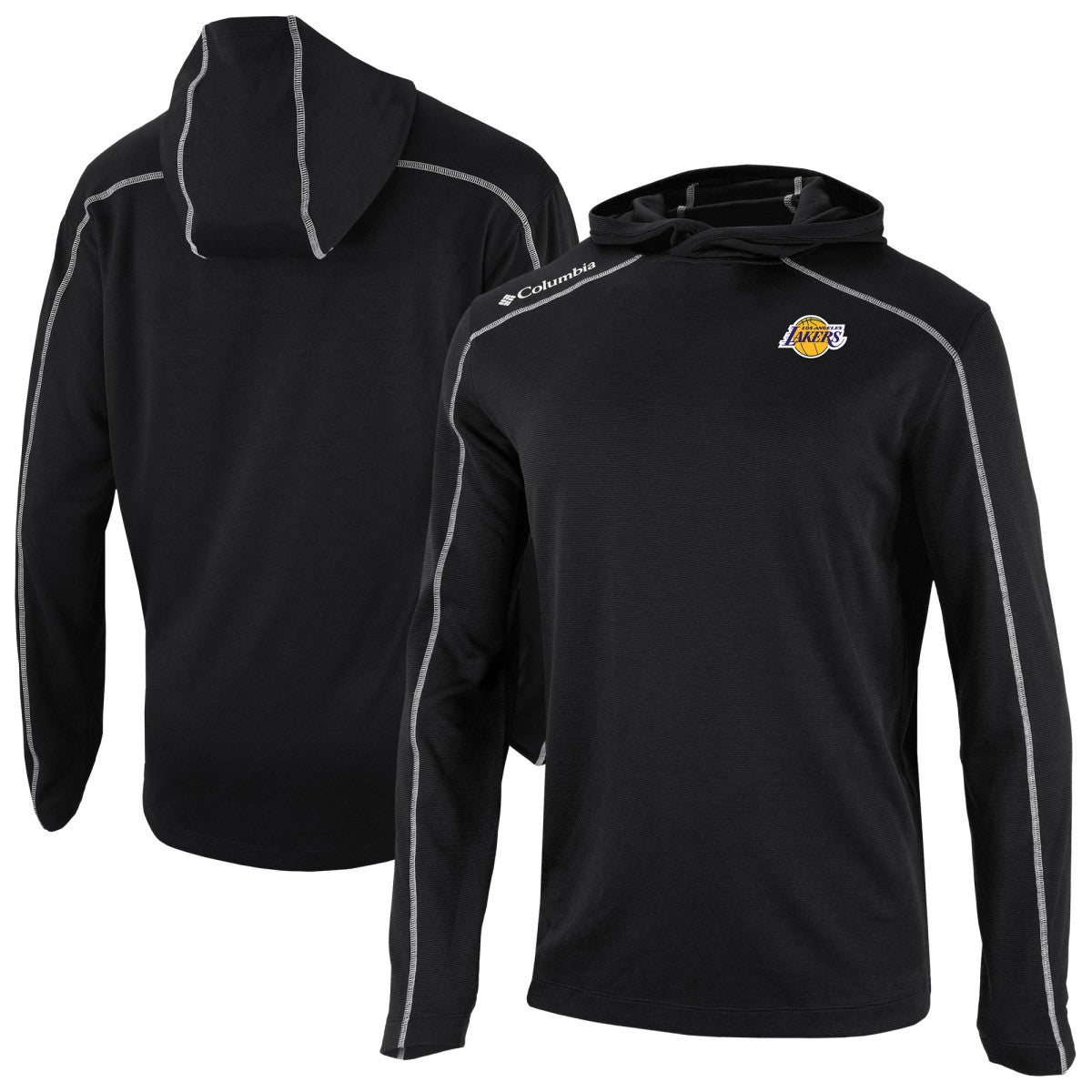 Columbia Los Angeles Lakers Omni-Wick Shotgun Pullover Hoodie