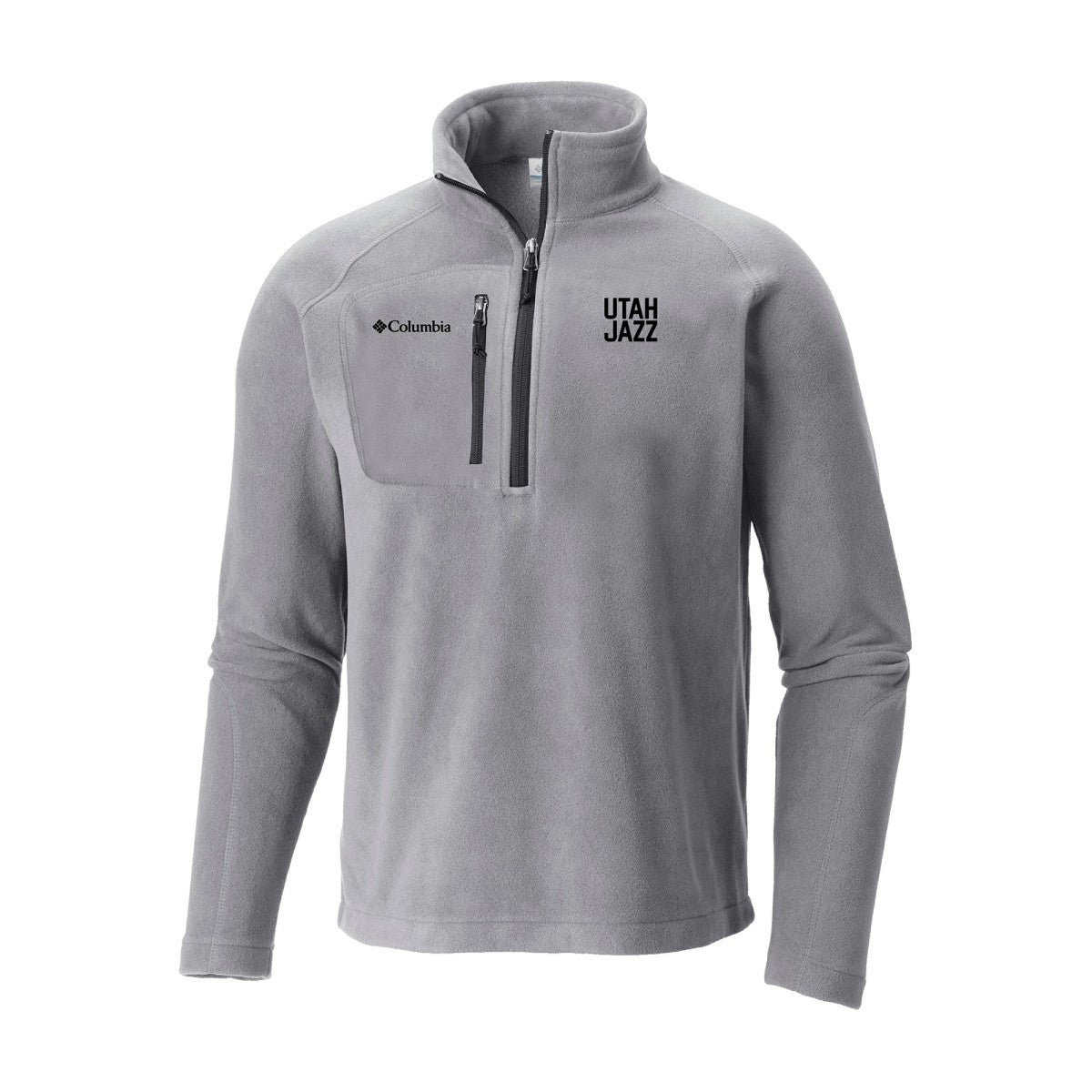 Columbia Utah Jazz Fast Trek III Half-Zip Fleece Pullover