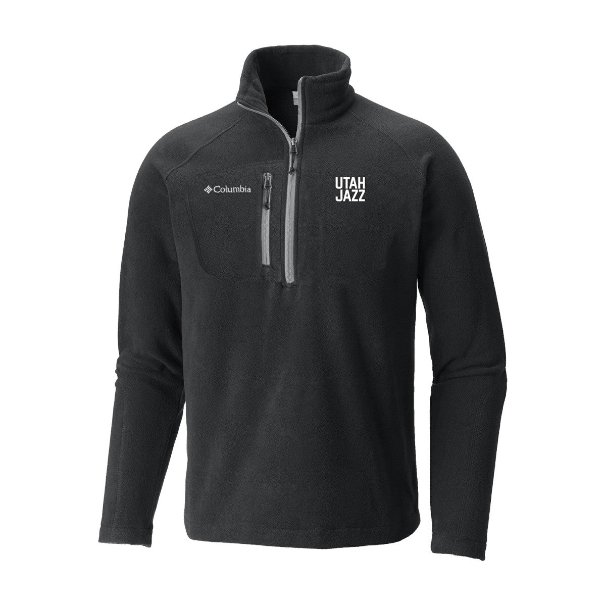 Columbia Utah Jazz Fast Trek III Half-Zip Fleece Pullover