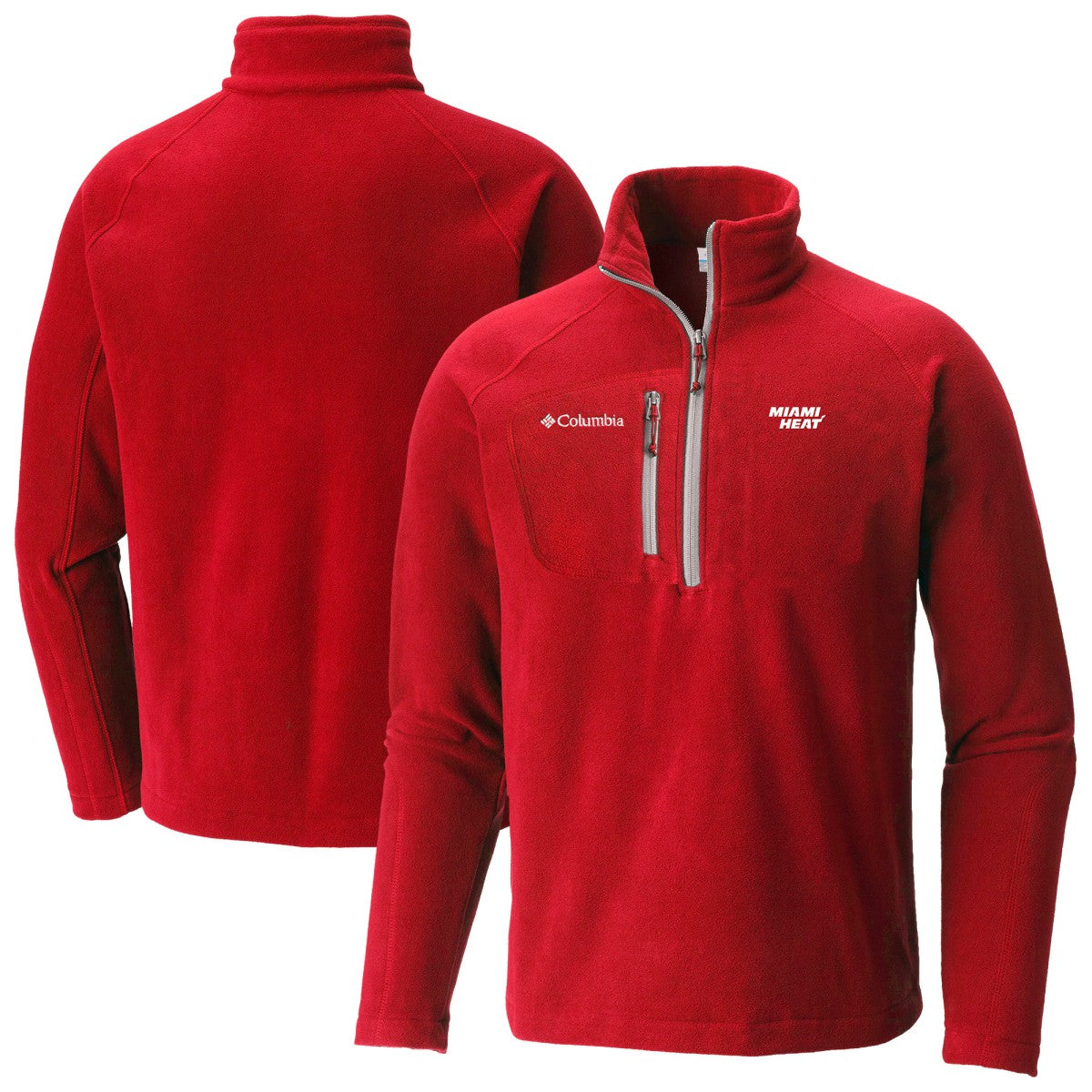 Columbia Miami Heat Fast Trek III Half-Zip Fleece Pullover