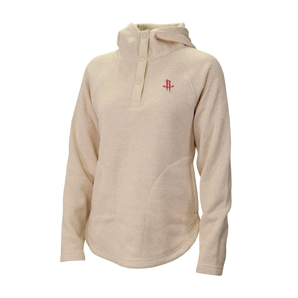 Columbia Houston Rockets Women's Sweater Weather Quarter-Snap Hoodie sale