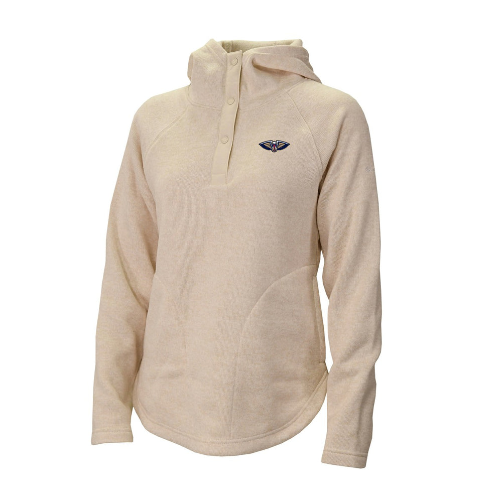 Columbia New Orleans Pelicans Women's Sweater Weather Quarter-Snap Hoodie