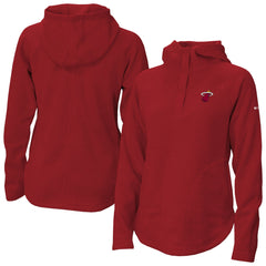 Columbia Miami Heat Women's Sweater Weather Quarter-Snap Hoodie