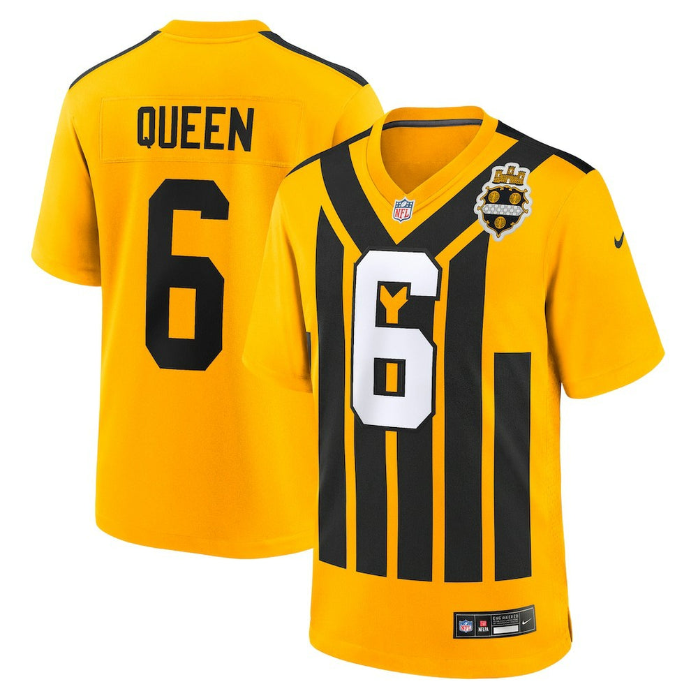 Patrick Queen  Alternate 1933 Throwback Game Jersey - Pittsburgh Steelers Jerseys