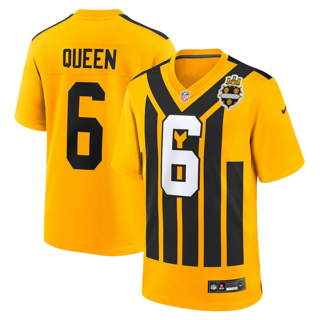 Patrick Queen  Alternate 1933 Throwback Game Jersey - Pittsburgh Steelers Jerseys