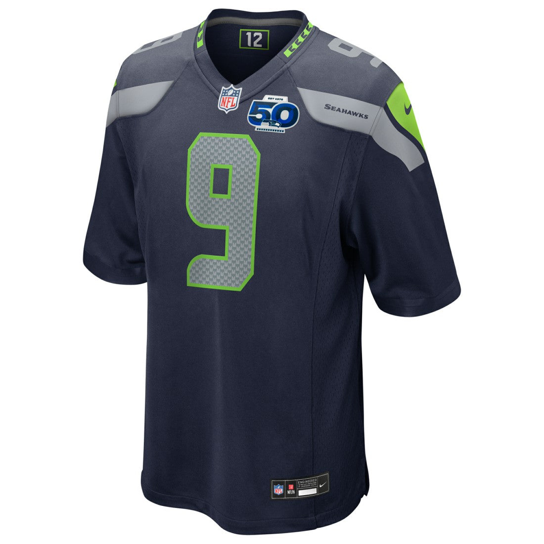 Kenneth Walker III  50th Season Game Jersey - Seattle Seahawks Jerseys