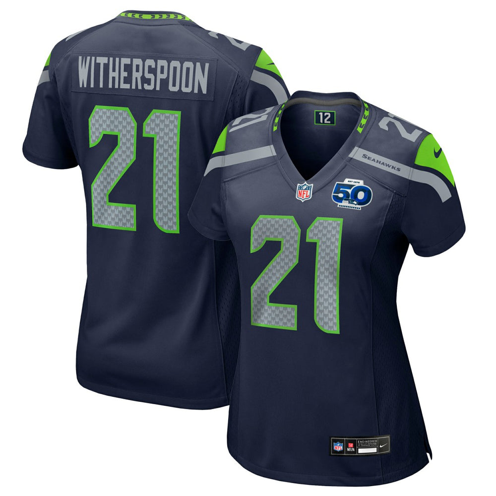 Devon Witherspoon  Women's Team 50th Season Game Jersey - Seattle Seahawks Jerseys