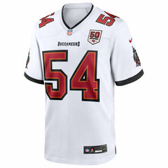 Lavonte David  50th Season White Game Jersey - Tampa Bay Buccaneers Jerseys