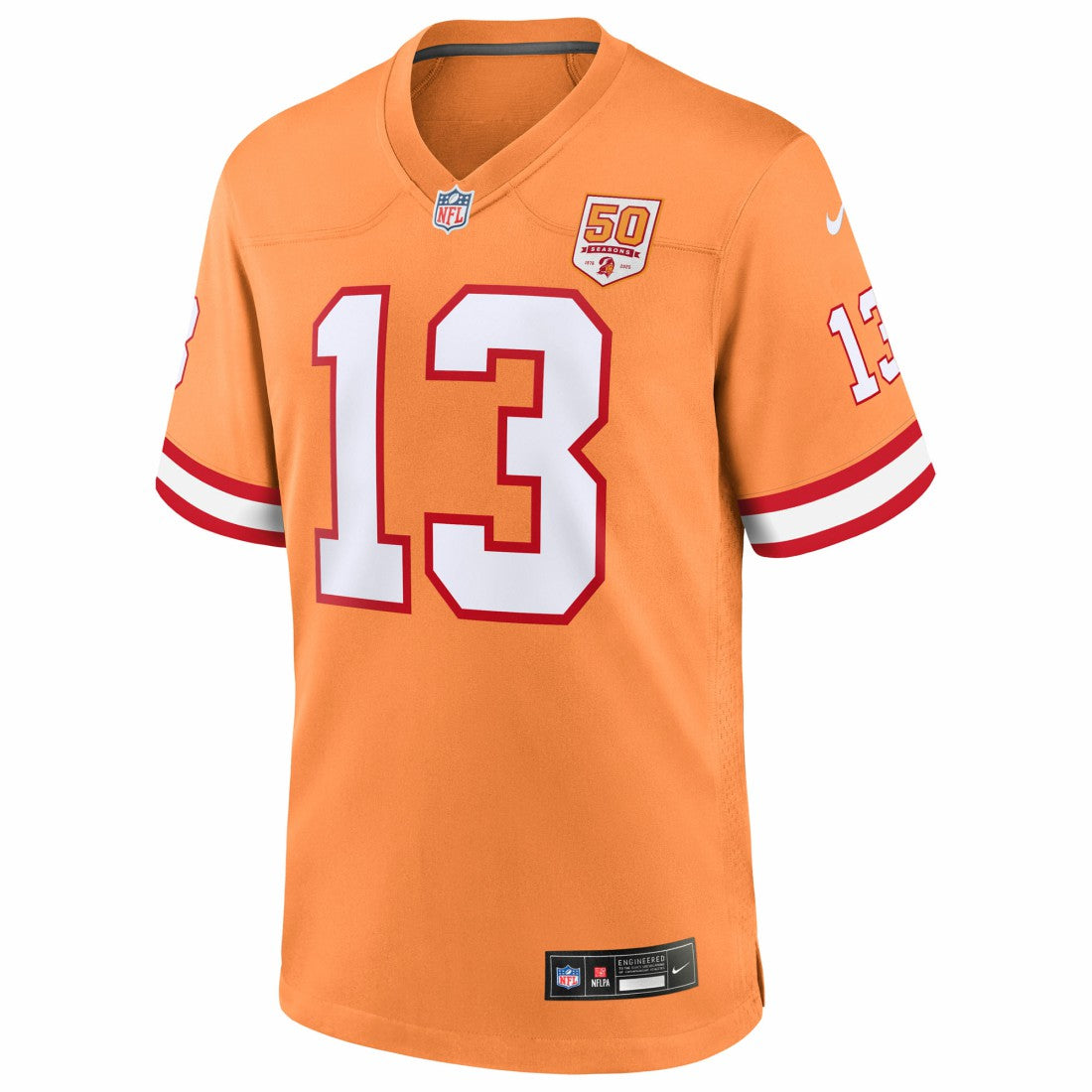 Mike Evans  50th Season Game Jersey - Tampa Bay Buccaneers Jerseys