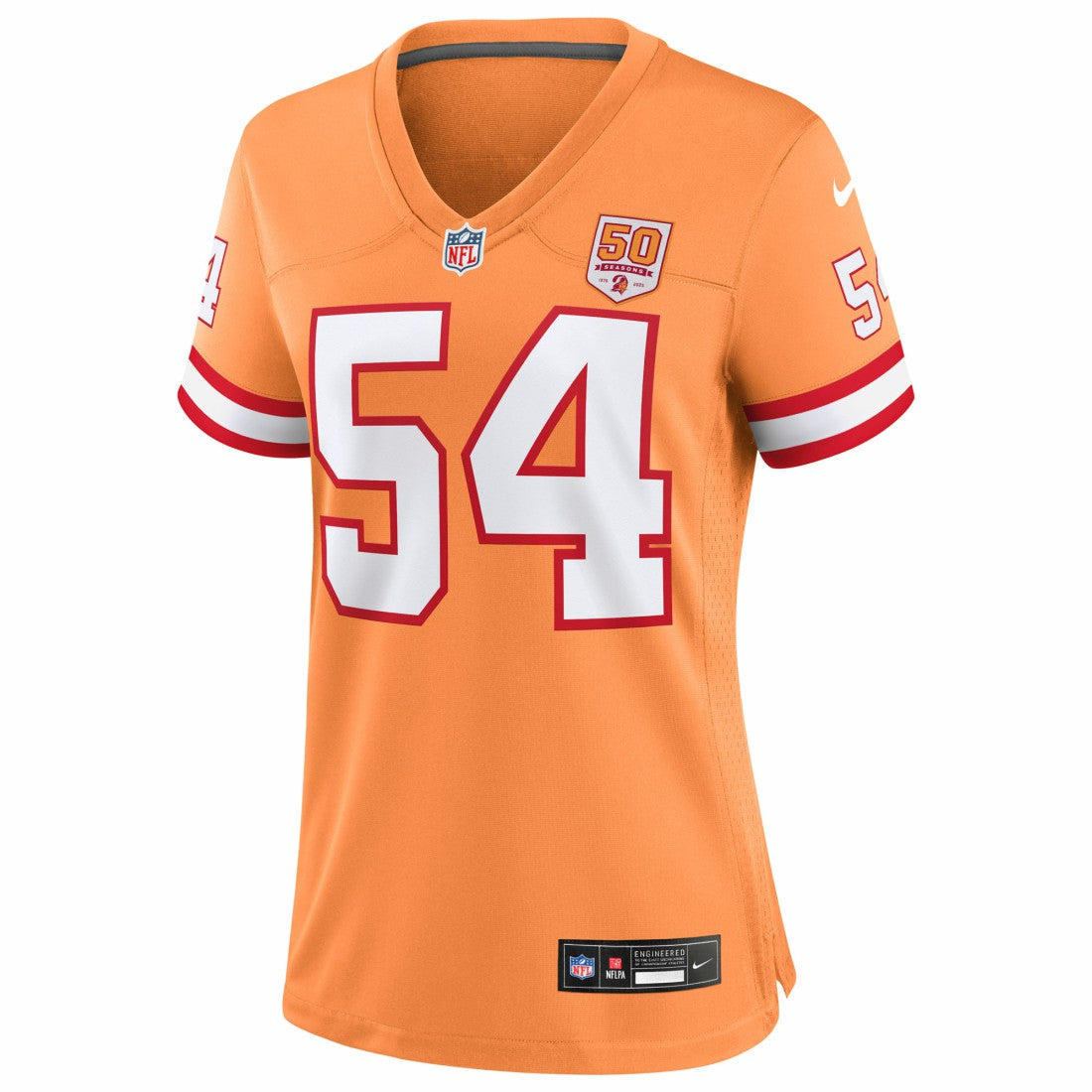Lavonte David  Women's 50th Season Game Jersey - Tampa Bay Buccaneers Jerseys