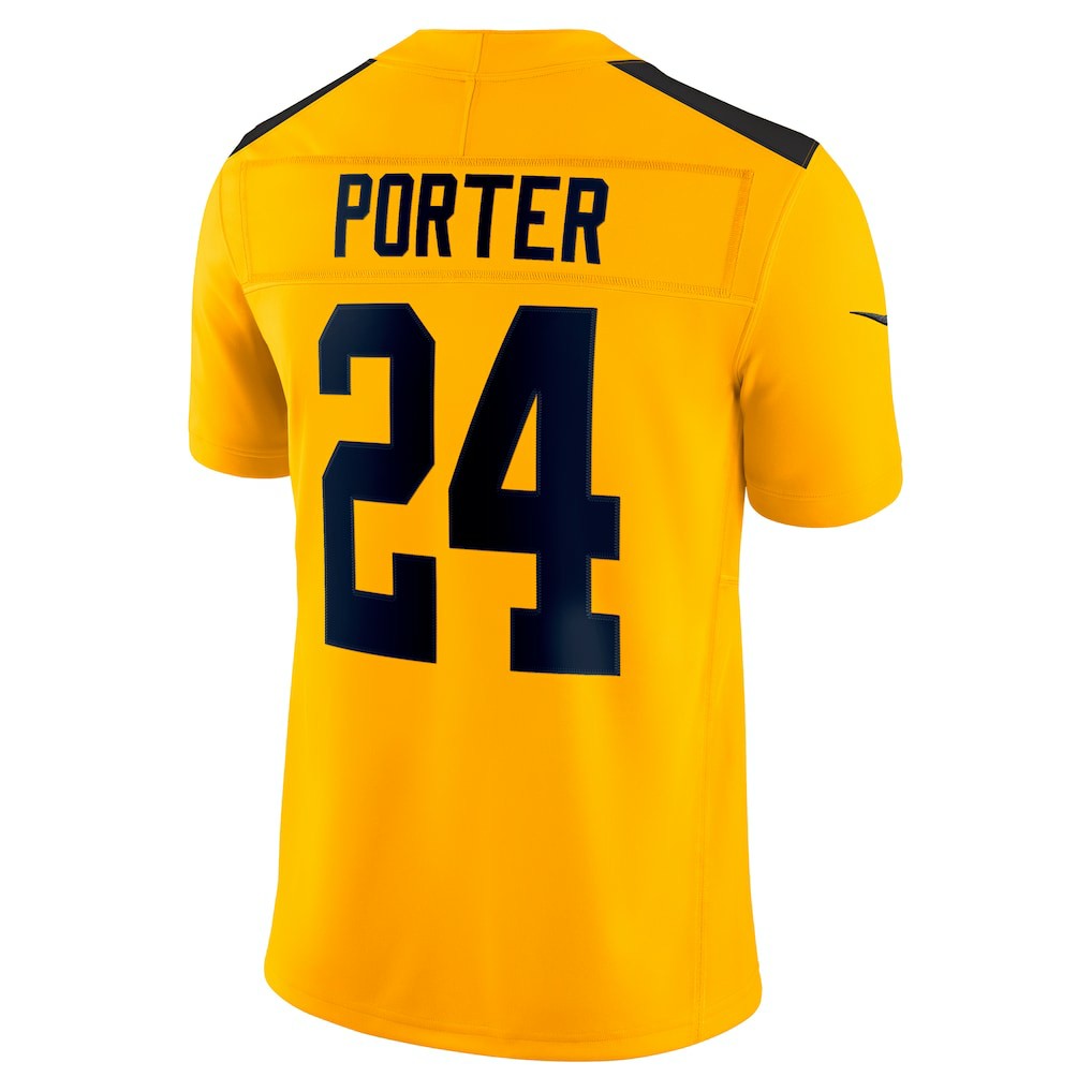 Joey Porter Jr.  Alternate 1933 Throwback Vapor F.U.S.E. Limited Jersey - Pittsburgh Steelers Jerseys