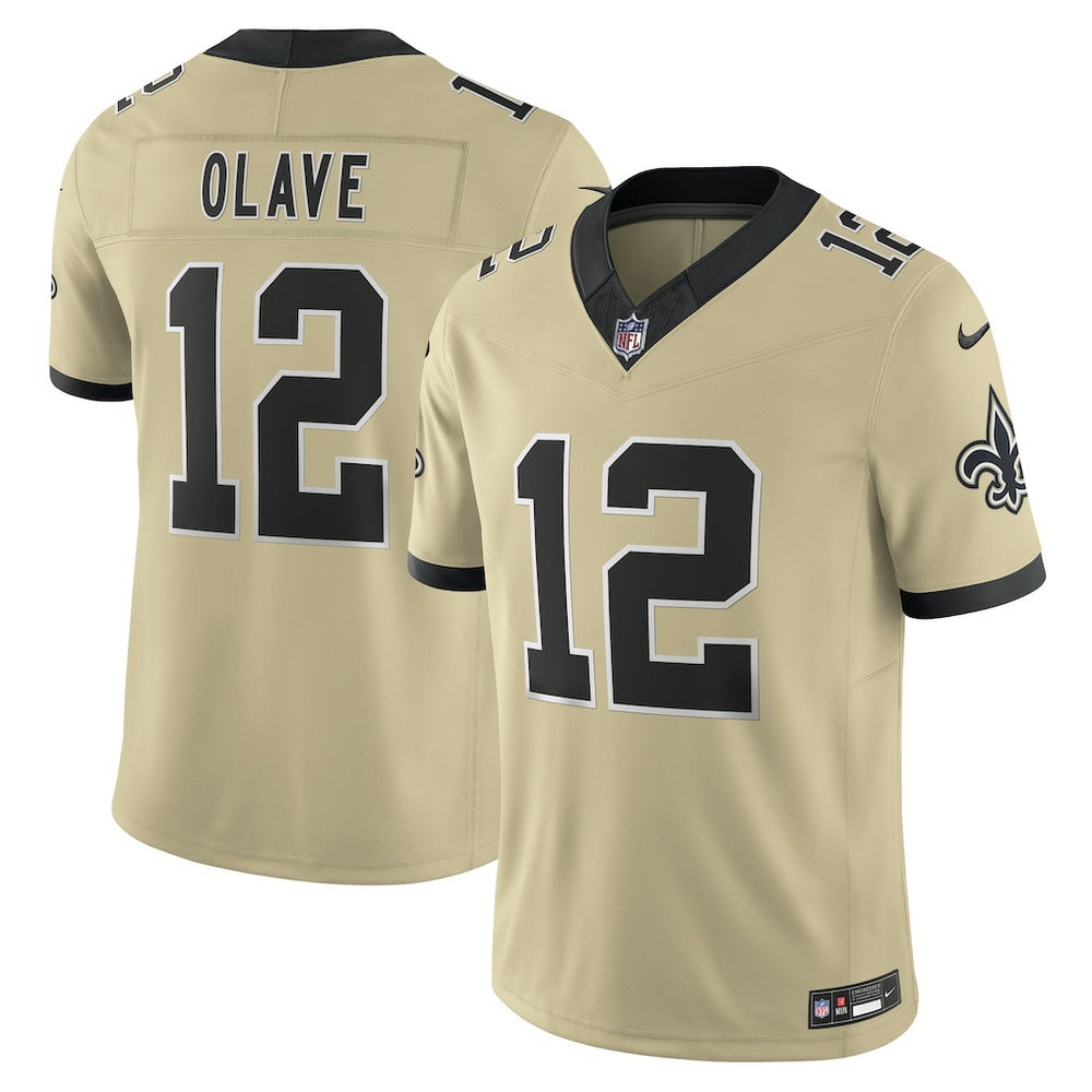 Chris Olave  Gameday Golds Alternate Vapor F.U.S.E. Limited Jersey - New Orleans Saints Jerseys