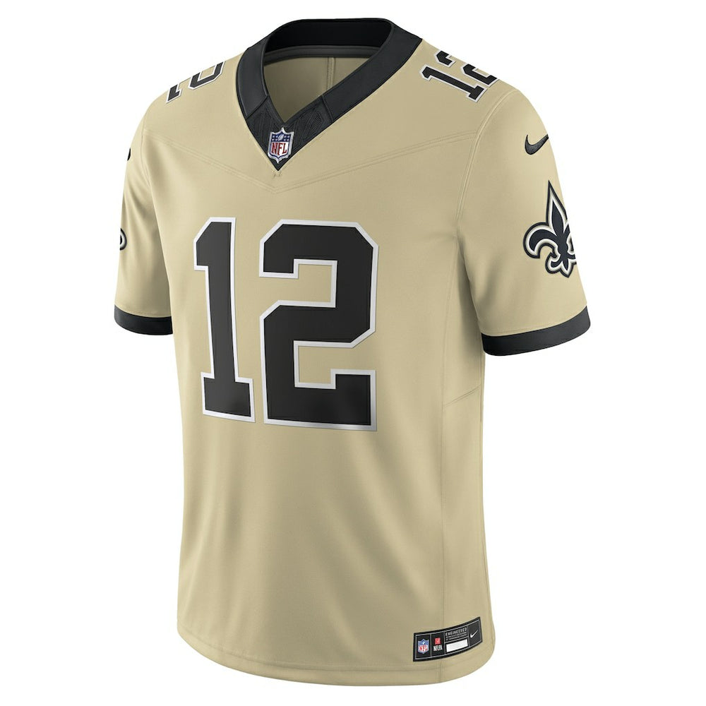 Chris Olave  Gameday Golds Alternate Vapor F.U.S.E. Limited Jersey - New Orleans Saints Jerseys