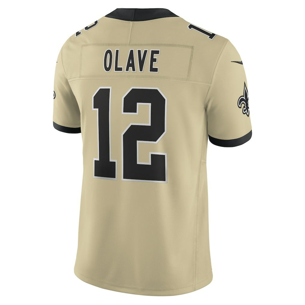 Chris Olave  Gameday Golds Alternate Vapor F.U.S.E. Limited Jersey - New Orleans Saints Jerseys