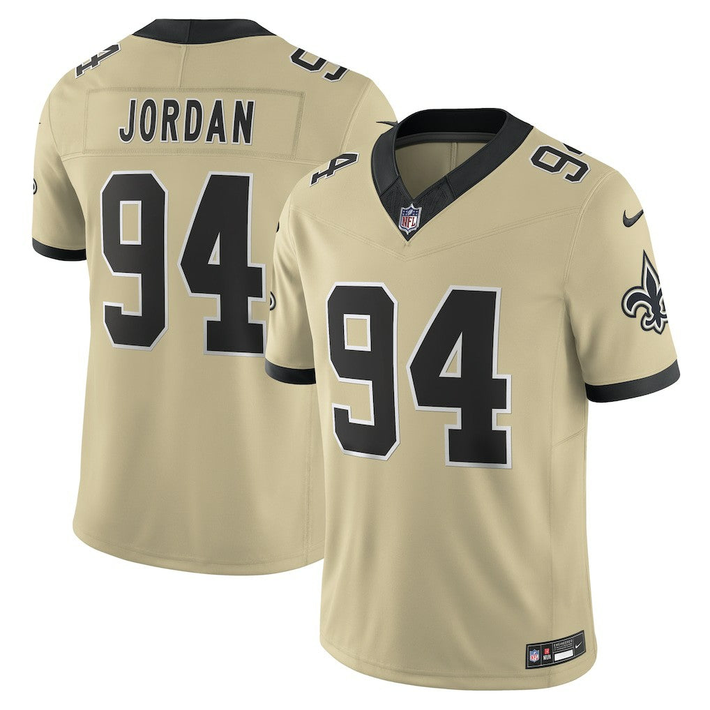 Cameron Jordan  Gameday Golds Alternate Vapor F.U.S.E. Limited Jersey - New Orleans Saints Jerseys