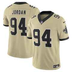 Cameron Jordan  Gameday Golds Alternate Vapor F.U.S.E. Limited Jersey - New Orleans Saints Jerseys