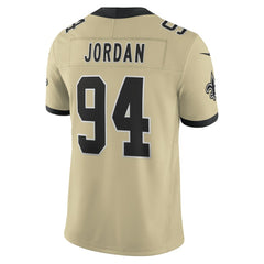 Cameron Jordan  Gameday Golds Alternate Vapor F.U.S.E. Limited Jersey - New Orleans Saints Jerseys