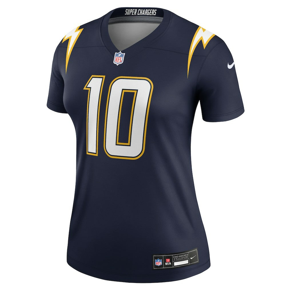 Justin Herbert  Women's Alternate Super Chargers Legend Player Performance Top - Los Angeles Chargers Tops
