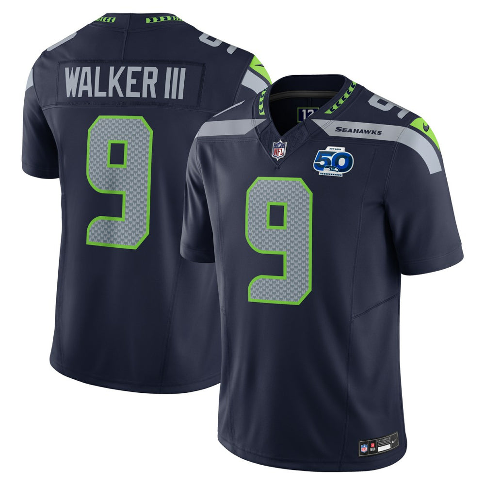 Kenneth Walker III  Team 50th Season Vapor F.U.S.E. Limited Jersey - Seattle Seahawks Jerseys