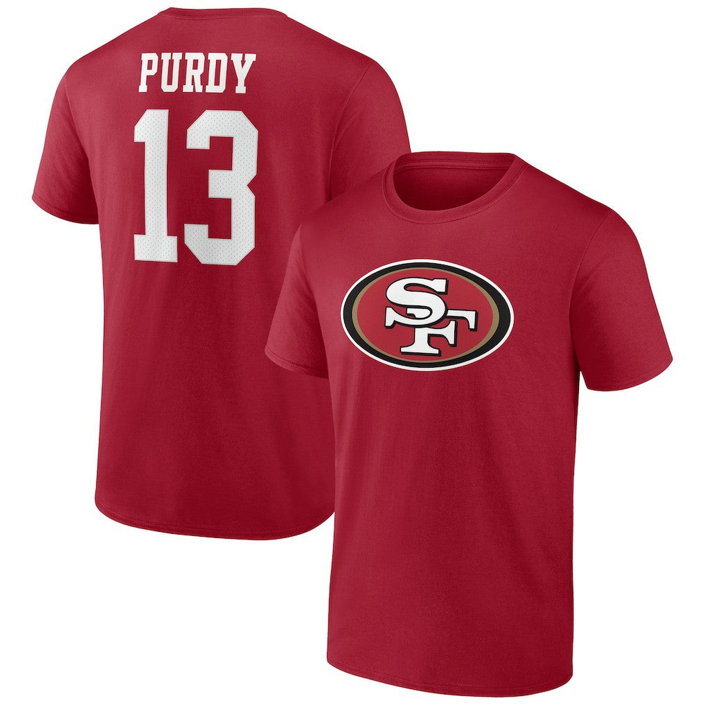 Brock Purdy  Player Icon T-Shirt - San Francisco 49ers T-shirts
