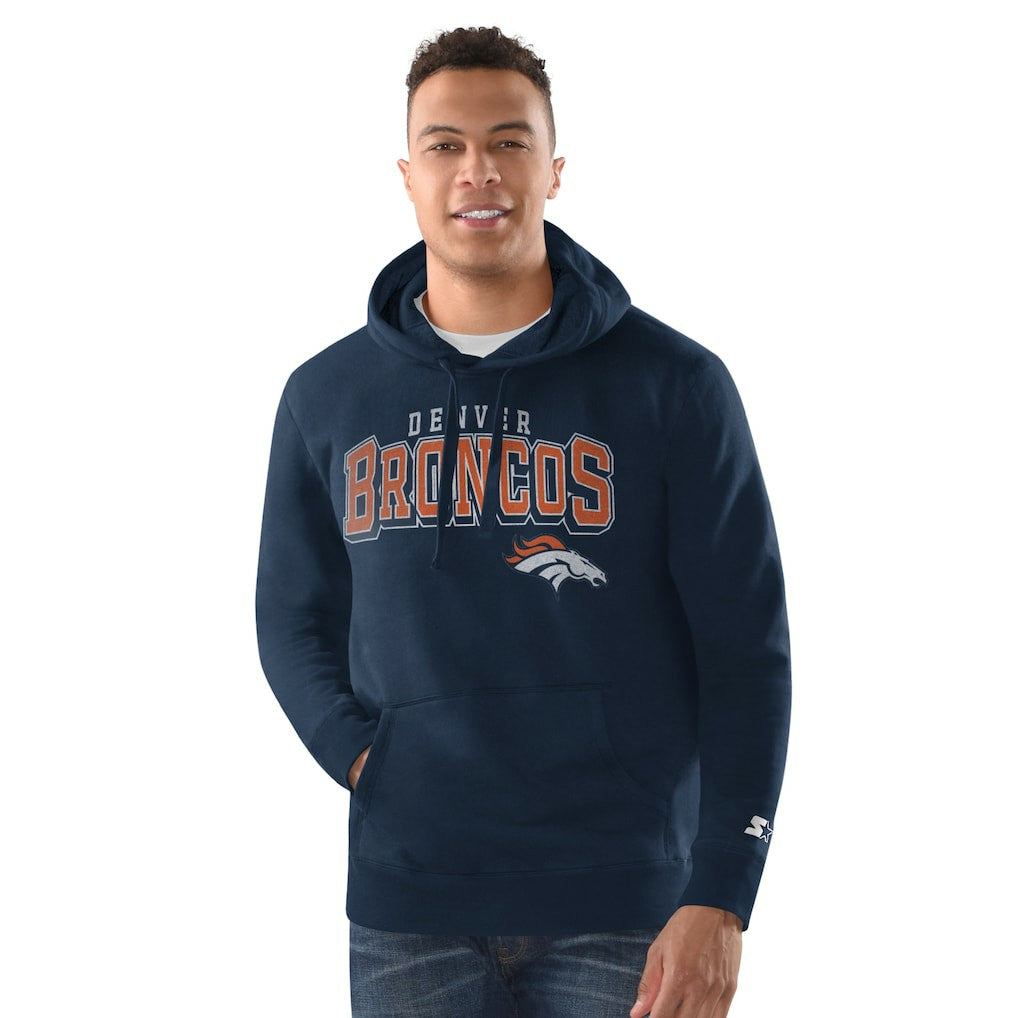 Starter Vintage Pullover Hoodie - Denver Broncos Hoodies