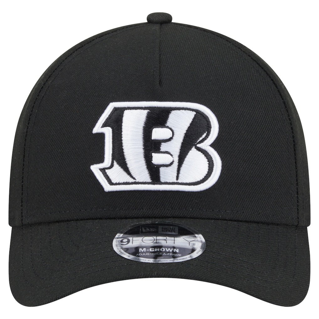 Team Collection 9FORTY M-Crown A-Frame Adjustable Hat - Cincinnati Bengals Hats