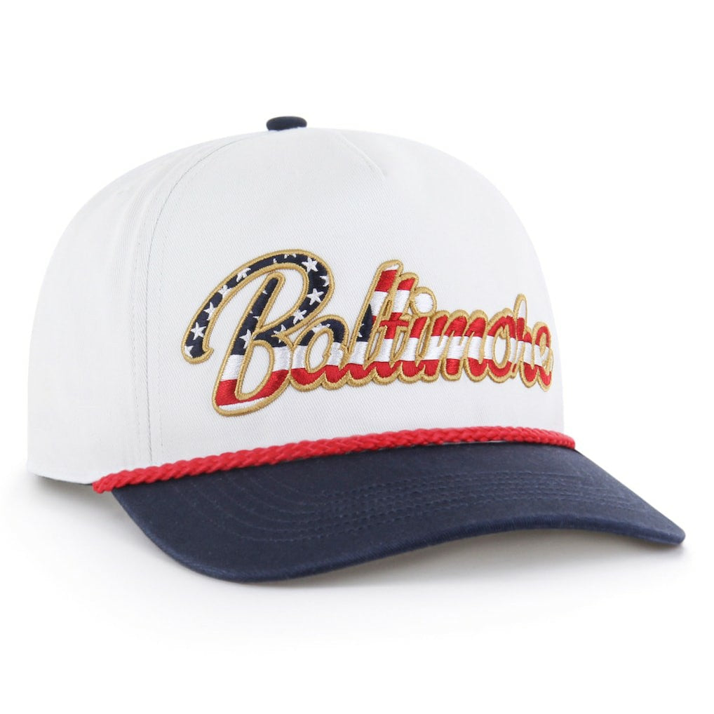 '47 Patriotic Overhand Hitch Adjustable Hat - Baltimore Ravens Hats