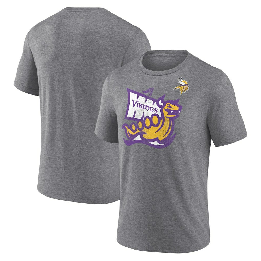 Hot Route Tri-Blend T-Shirt - Minnesota Vikings T-shirts