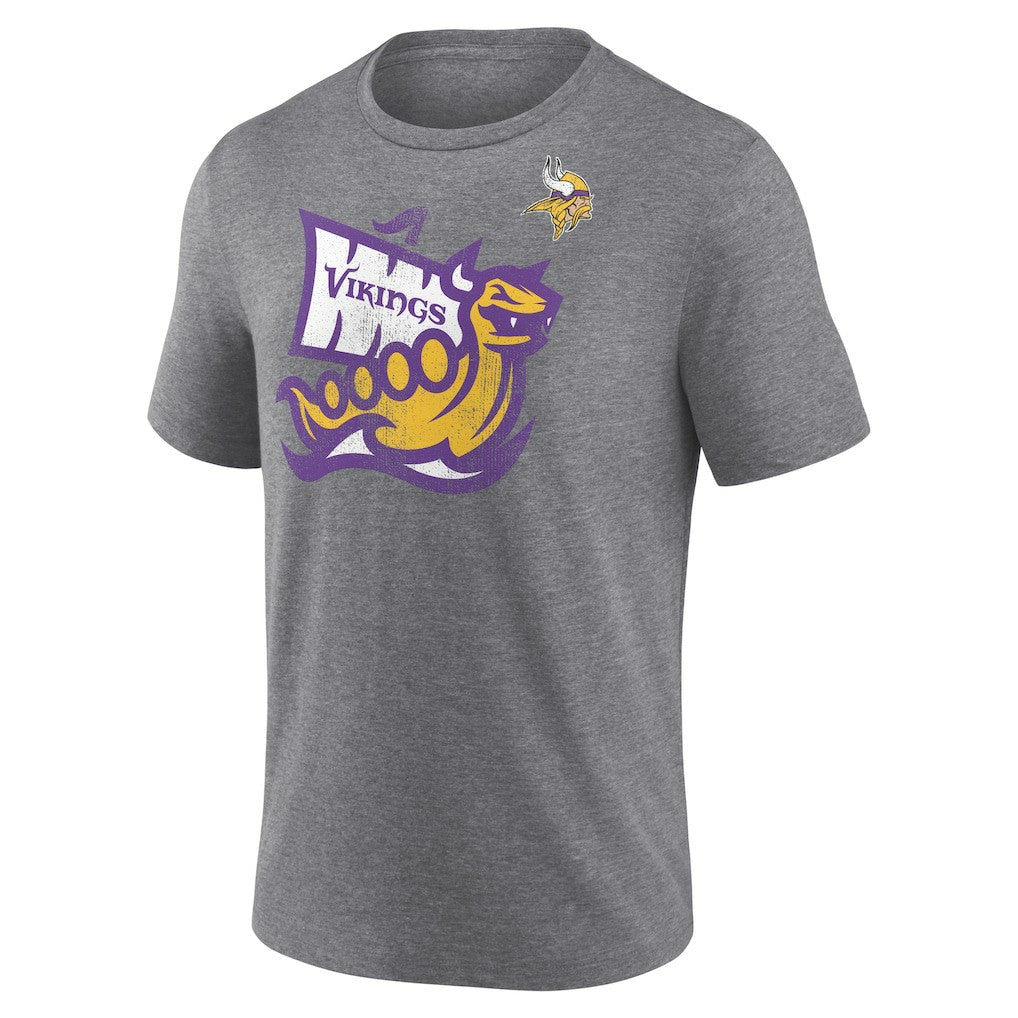 Hot Route Tri-Blend T-Shirt - Minnesota Vikings T-shirts