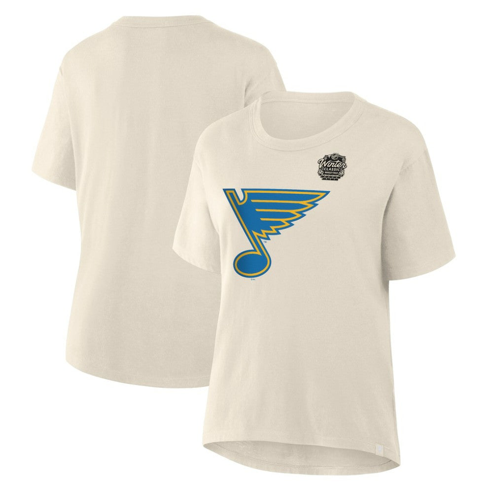 NHL St. Louis Blues Fanatics Women's 2025 Winter Classic Primary Logo T-Shirt