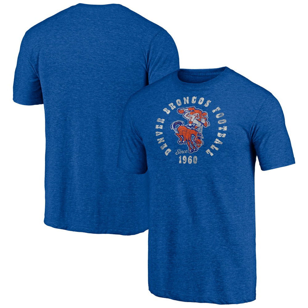 Vintage Tri-Blend T-Shirt - Denver Broncos T-shirts