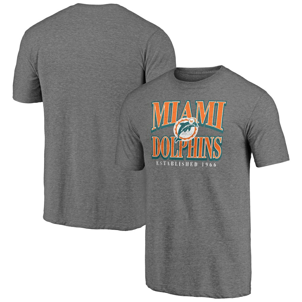 Vintage Tri-Blend T-Shirt - Miami Dolphins T-shirts