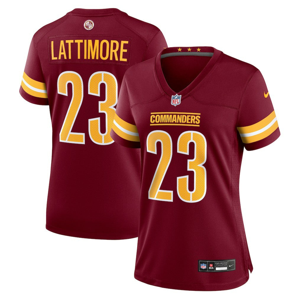 Marshon Lattimore  Women's Team Game Jersey - Washington Commanders Jerseys