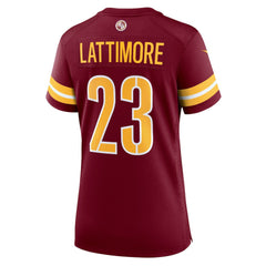 Marshon Lattimore  Women's Team Game Jersey - Washington Commanders Jerseys