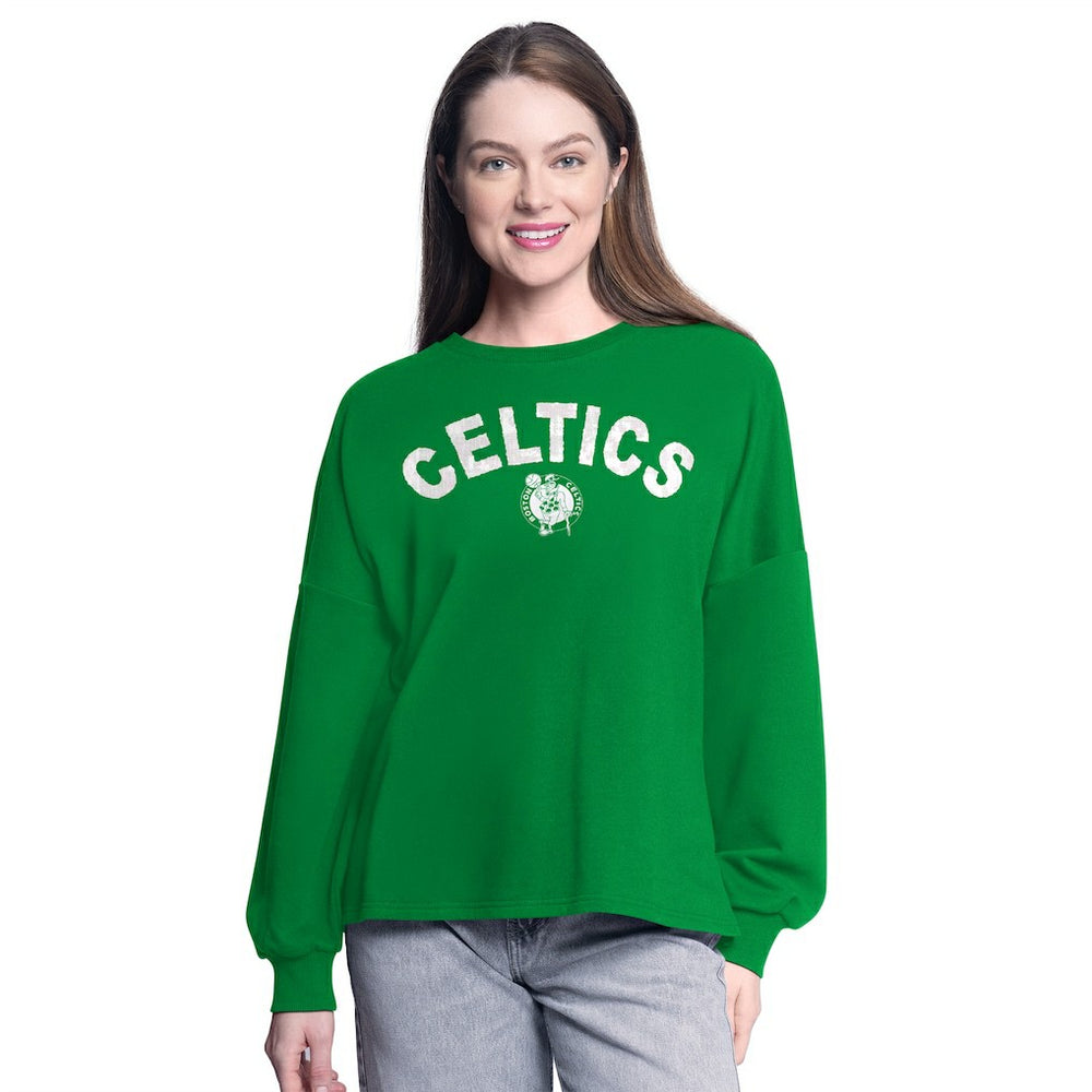 Boston Celtics G-III 4Her by Carl Banks Women's Athletic Pullover Sweatshirt