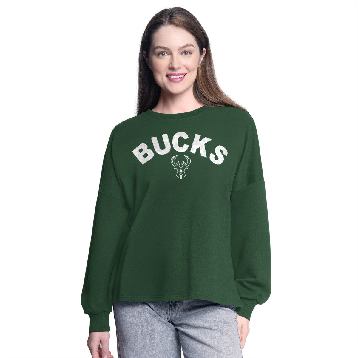 Milwaukee Bucks G-III 4Her by Carl Banks Women's Athletic Pullover Sweatshirt