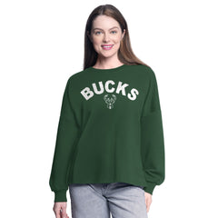 Milwaukee Bucks G-III 4Her by Carl Banks Women's Athletic Pullover Sweatshirt