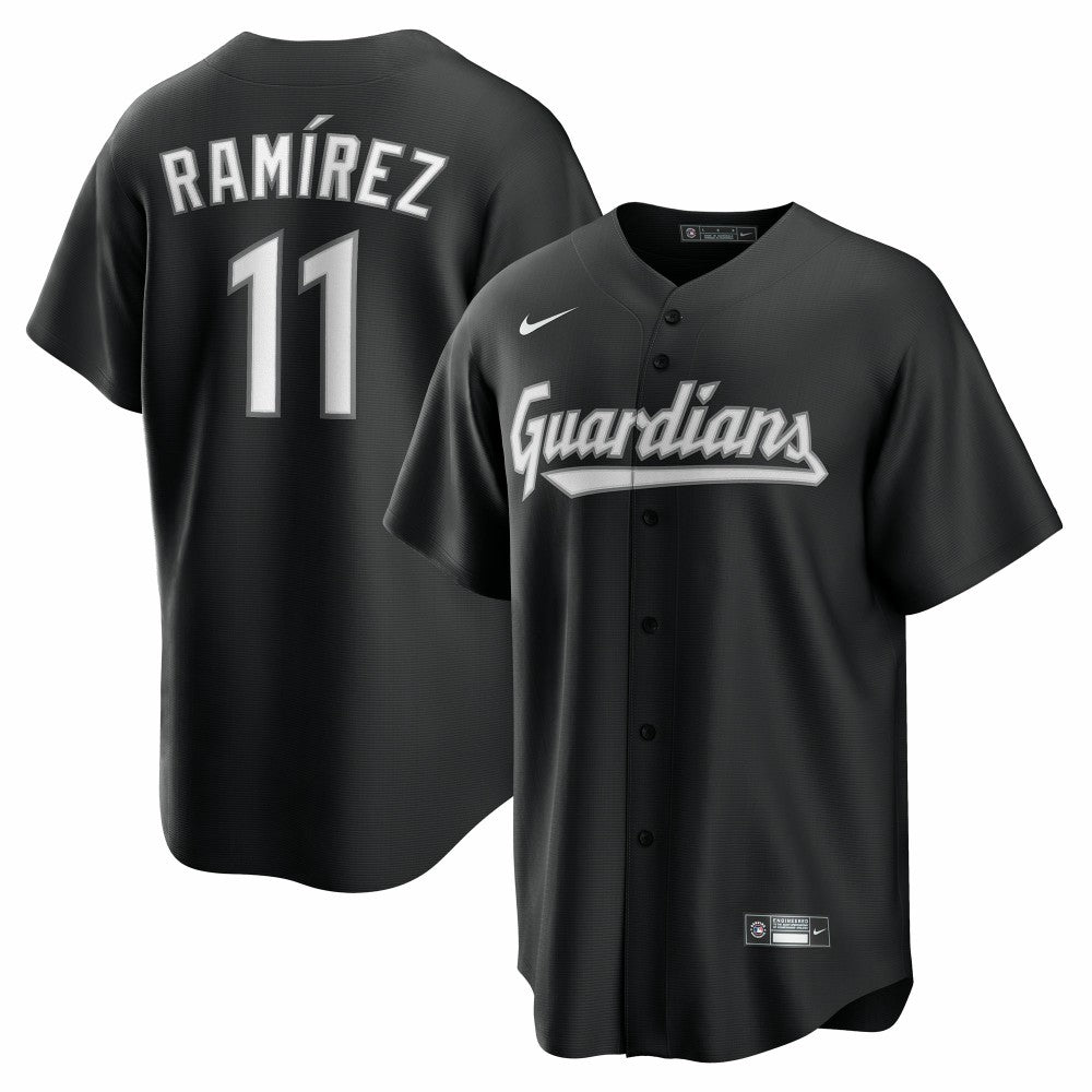 Black José Ramírez Cleveland Guardians Nike  Replica Player Jersey