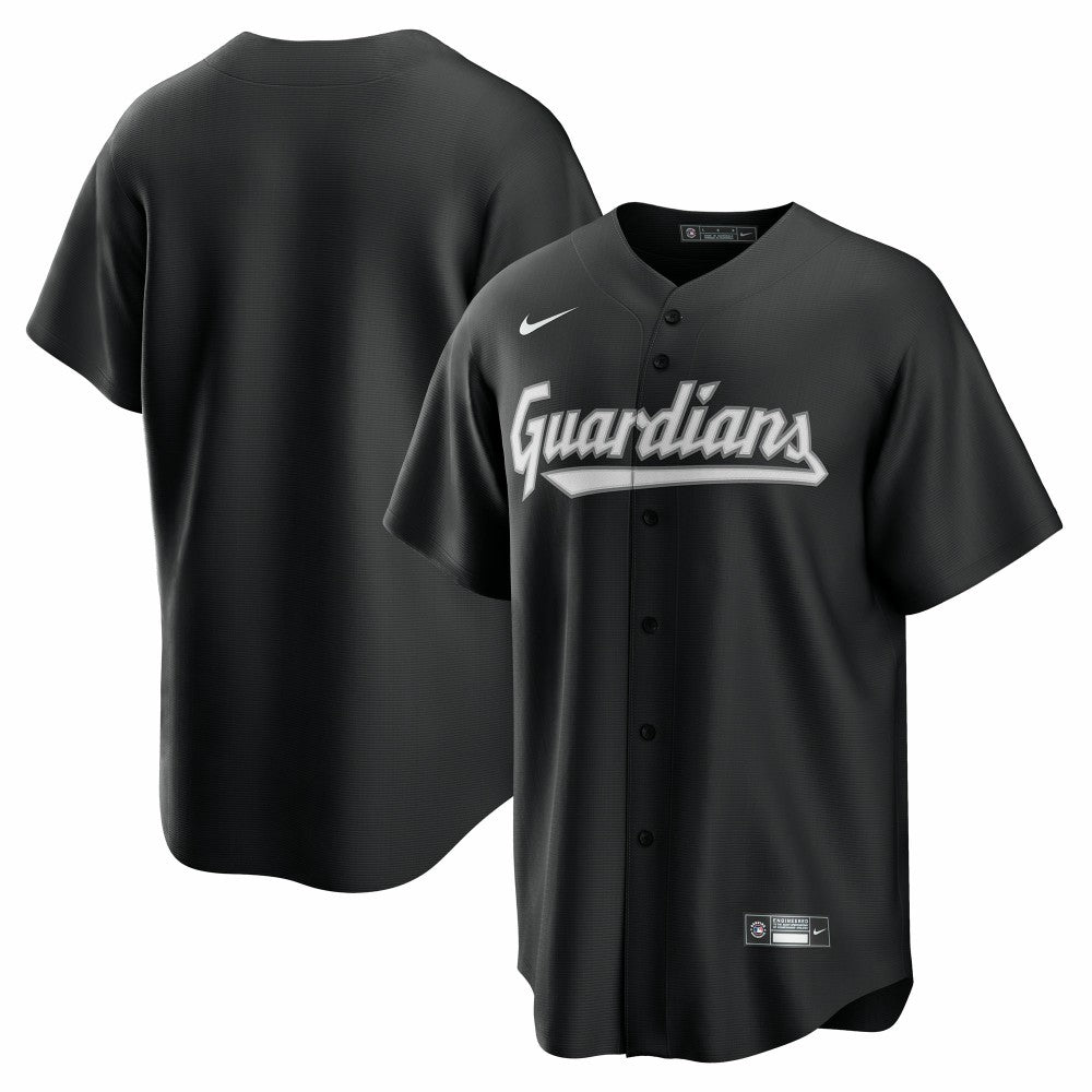 Black Cleveland Guardians Nike Replica Jersey