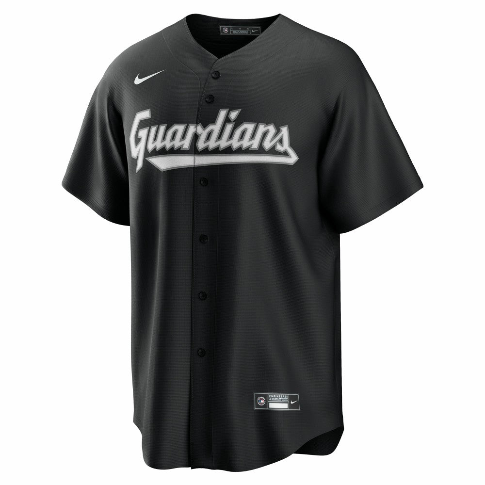 Black Cleveland Guardians Nike Replica Jersey