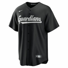 Black Cleveland Guardians Nike Replica Jersey