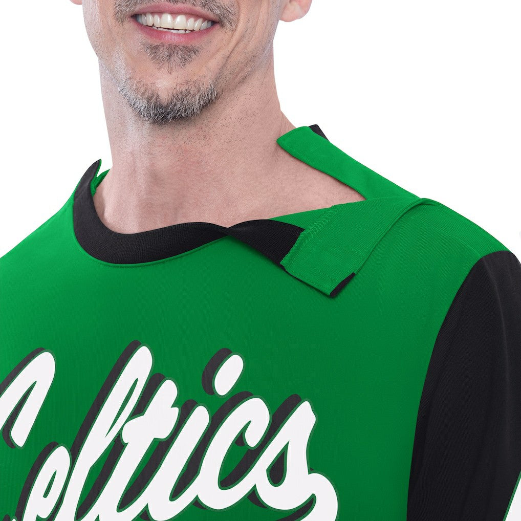 Boston Celtics G-III Sports by Carl Banks Adaptive Rugby Long Sleeve Top