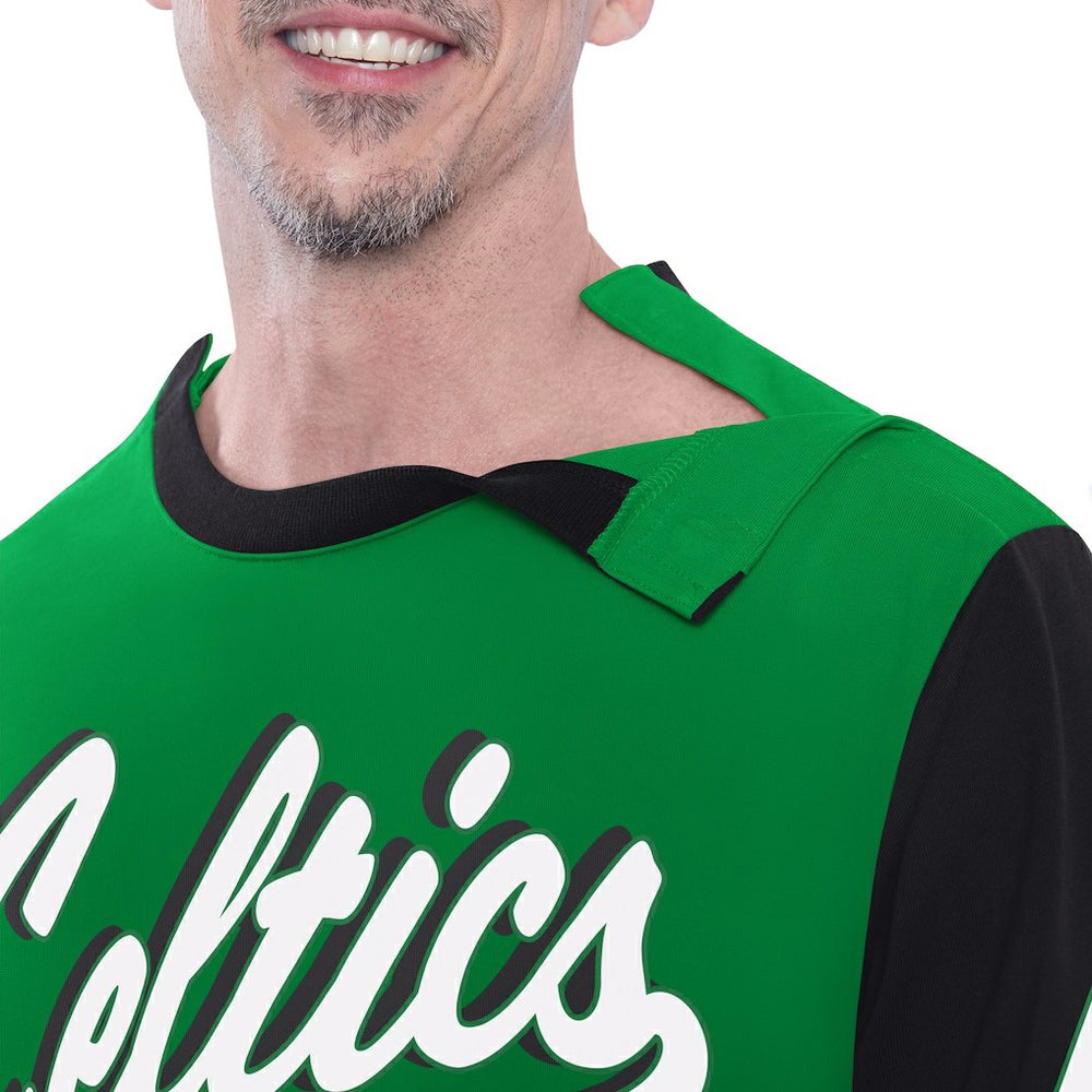 Boston Celtics G-III Sports by Carl Banks Adaptive Rugby Long Sleeve Top