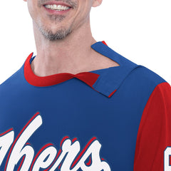 Philadelphia 76ers G-III Sports by Carl Banks Adaptive Rugby Long Sleeve Top