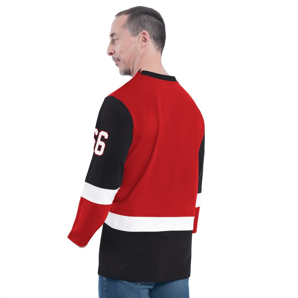 Chicago Bulls G-III Sports by Carl Banks Adaptive Rugby Long Sleeve Top sale
